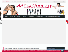 Tablet Screenshot of ciaovogue.it